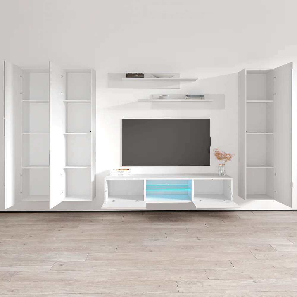 Fly C 33TV Floating Entertainment Center - Image 59