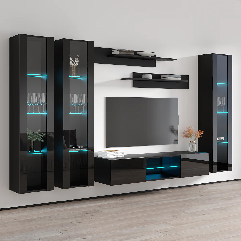Fly C 33TV Floating Entertainment Center - Image 62