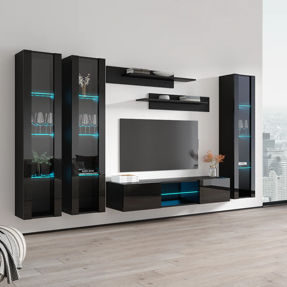 Fly C 33TV Floating Entertainment Center - Image 63