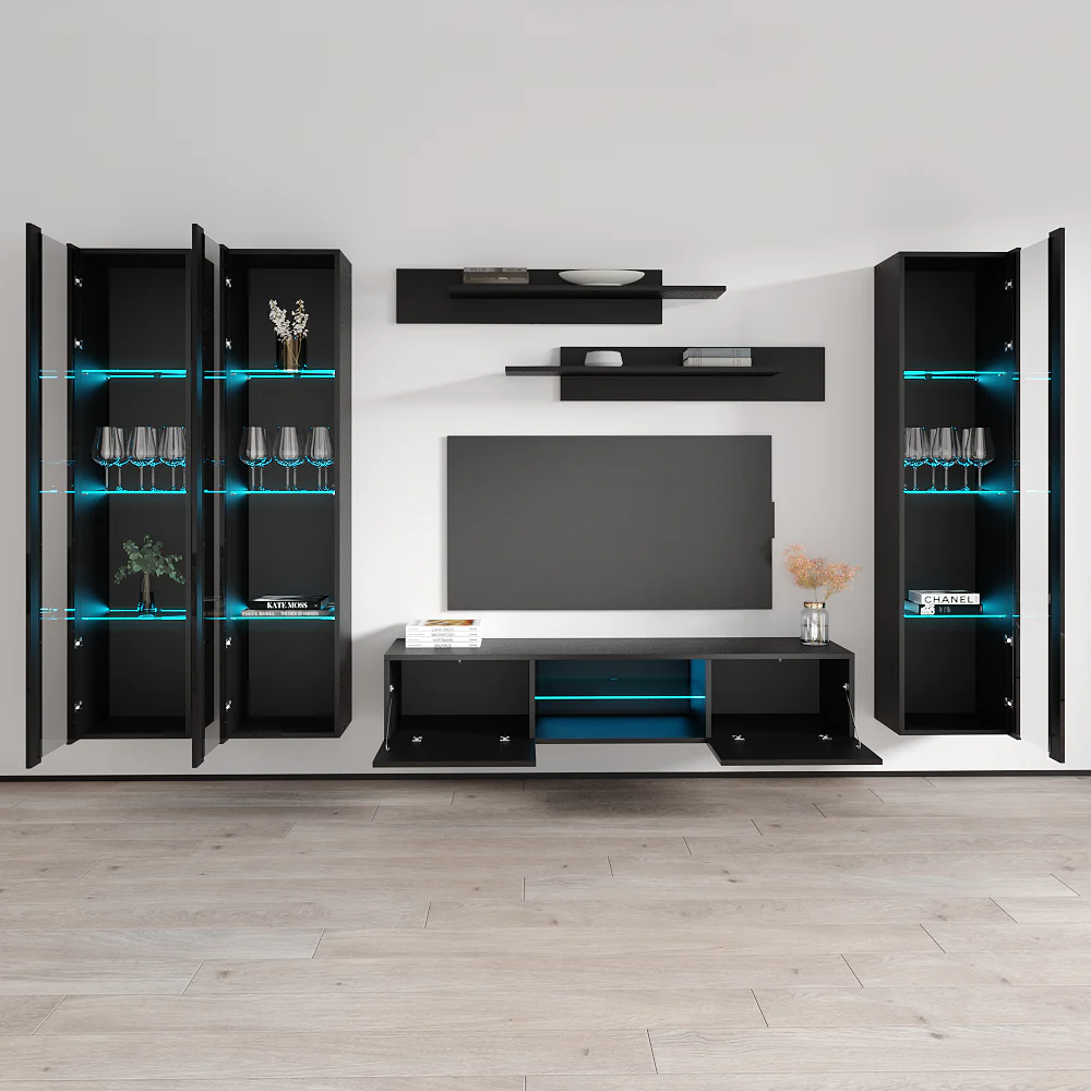 Fly C 33TV Floating Entertainment Center - Image 64