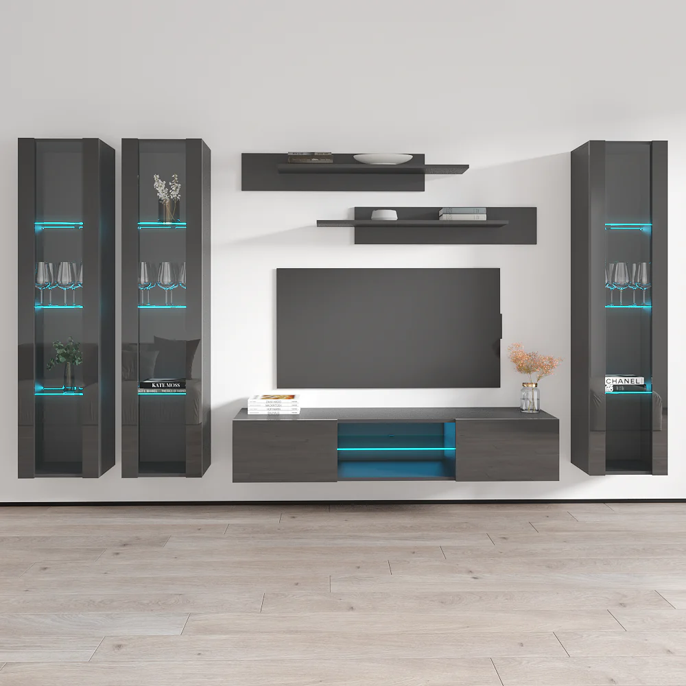Fly C 33TV Floating Entertainment Center - Image 66