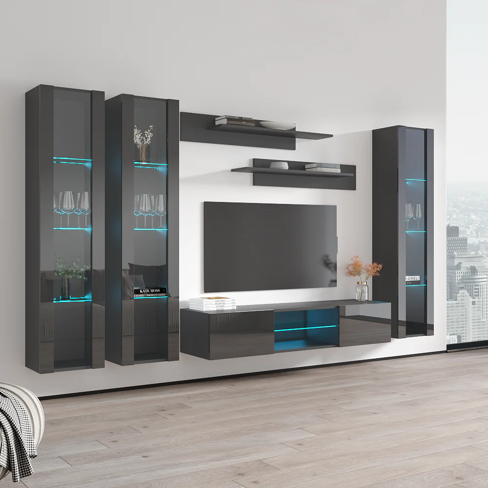 Fly C 33TV Floating Entertainment Center - Image 68