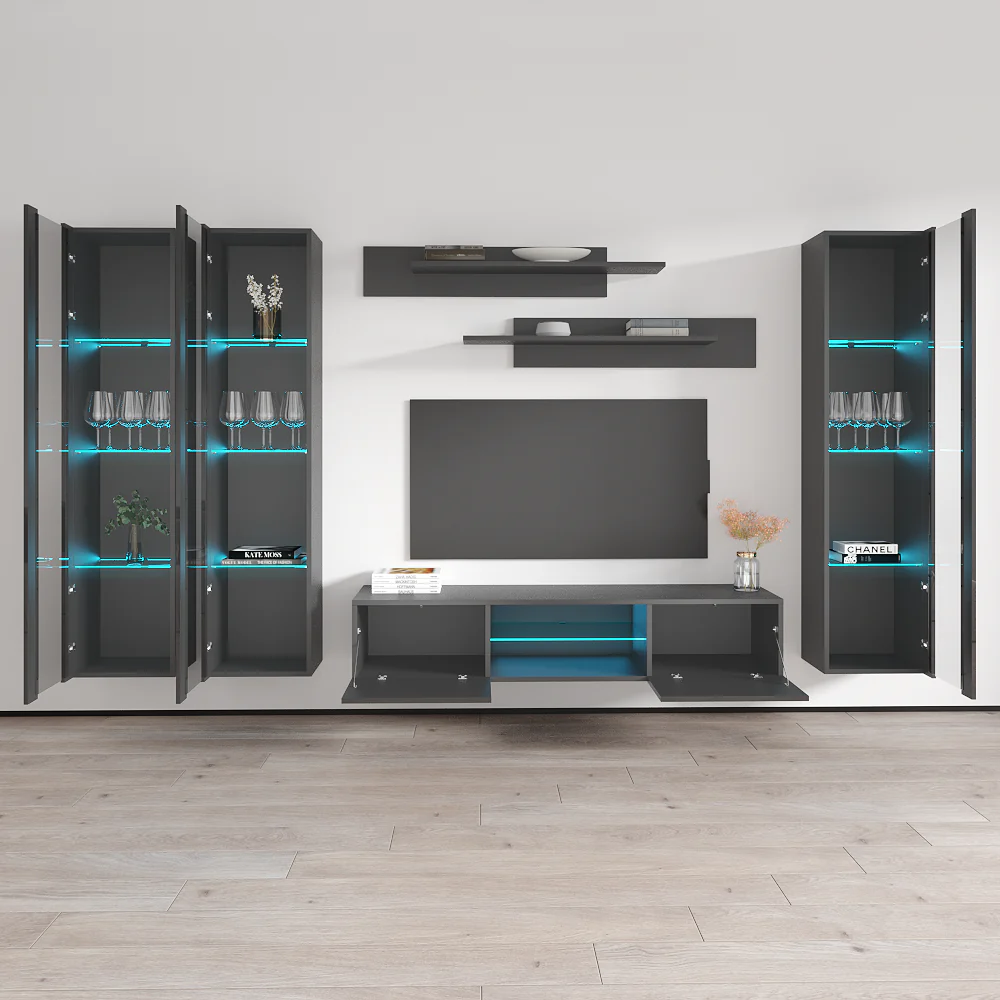 Fly C 33TV Floating Entertainment Center - Image 69