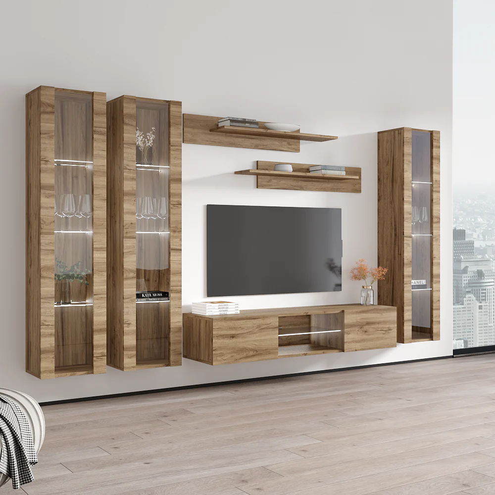 Fly C 33TV Floating Entertainment Center - Image 73