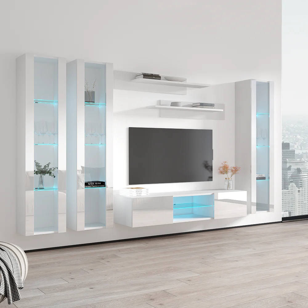 Fly C 33TV Floating Entertainment Center - Image 78