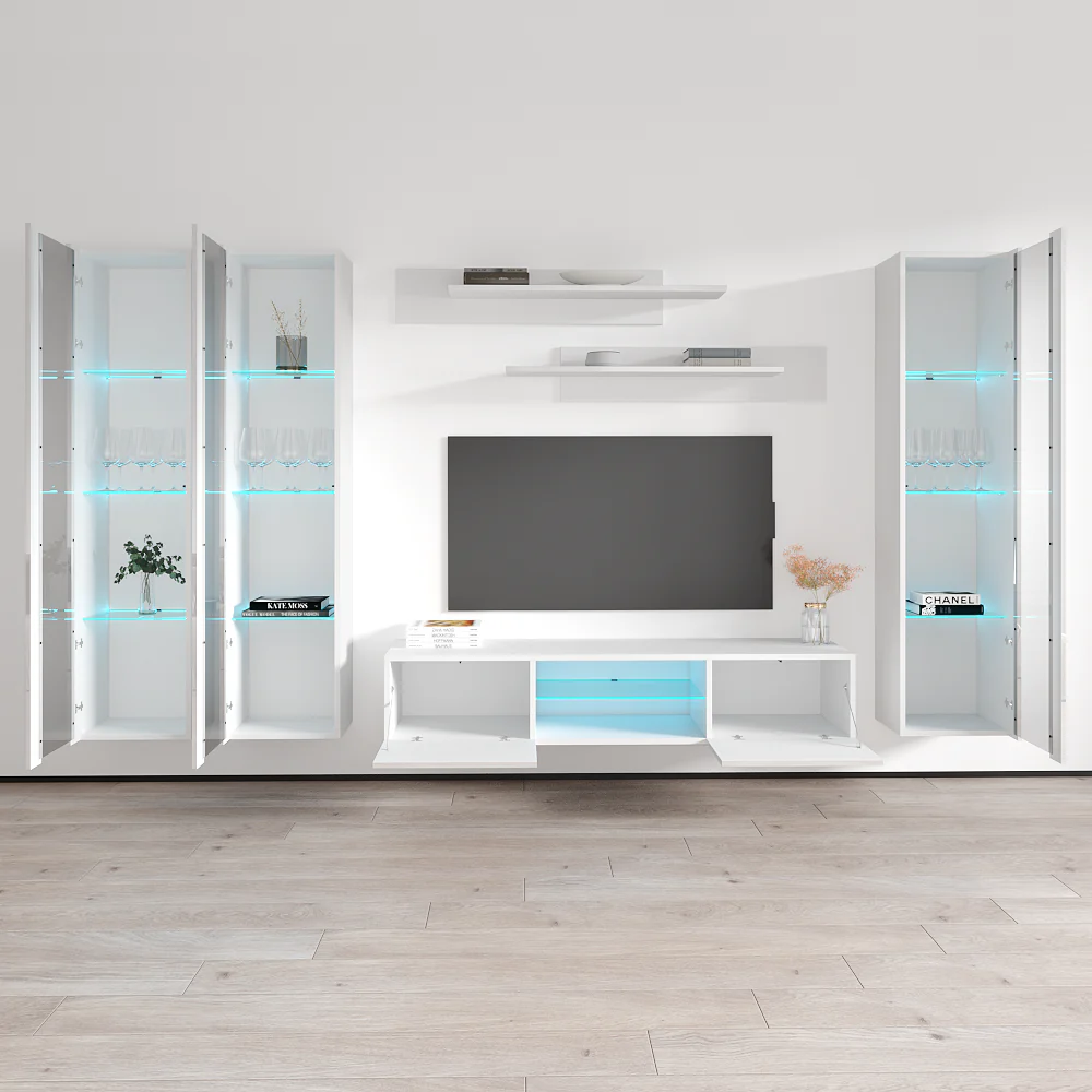 Fly C 33TV Floating Entertainment Center - Image 79