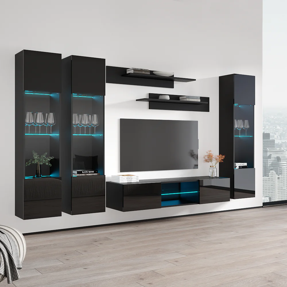 Fly C 33TV Floating Entertainment Center - Image 83