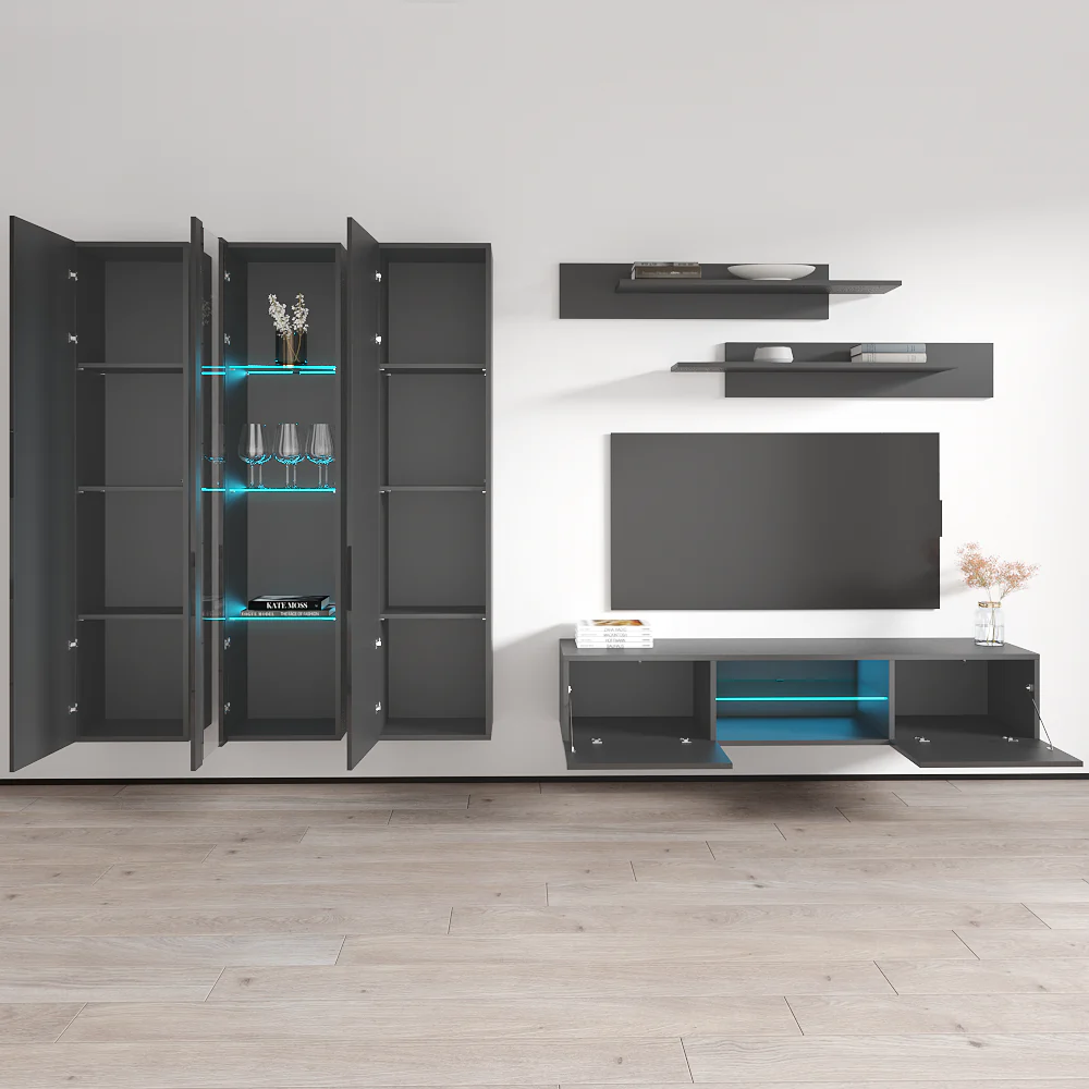 Fly C 33TV Floating Entertainment Center - Image 9