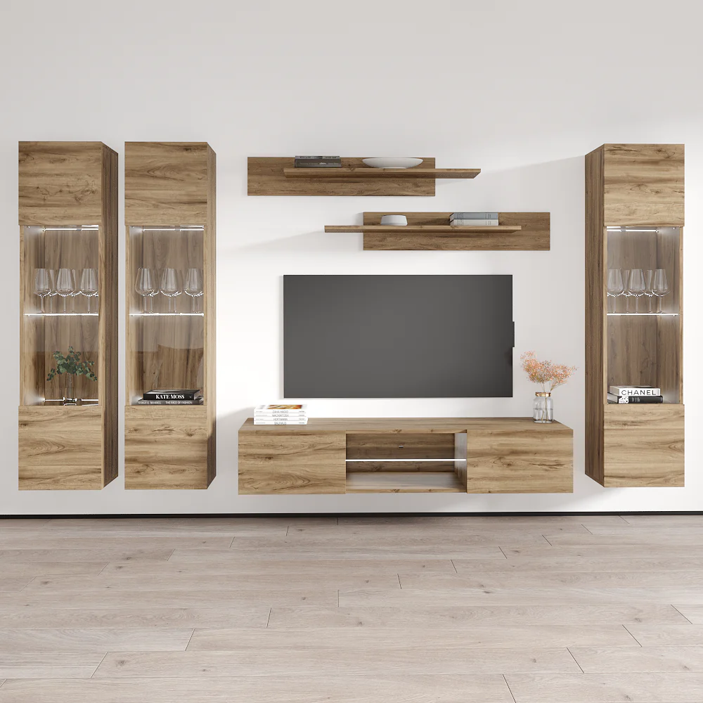 Fly C 33TV Floating Entertainment Center - Image 91