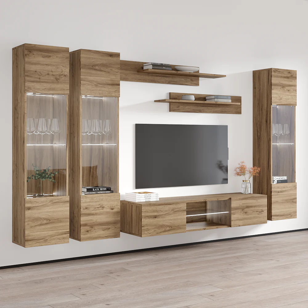 Fly C 33TV Floating Entertainment Center - Image 92