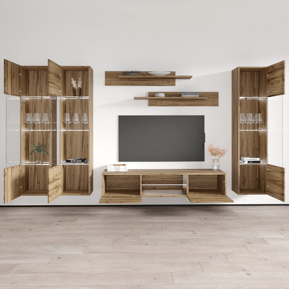 Fly C 33TV Floating Entertainment Center - Image 94