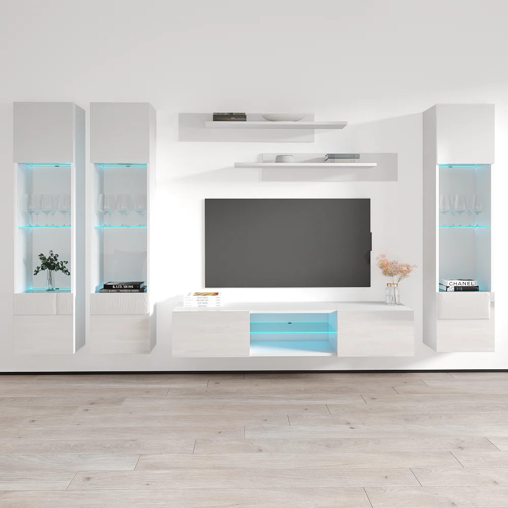 Fly C 33TV Floating Entertainment Center - Image 96