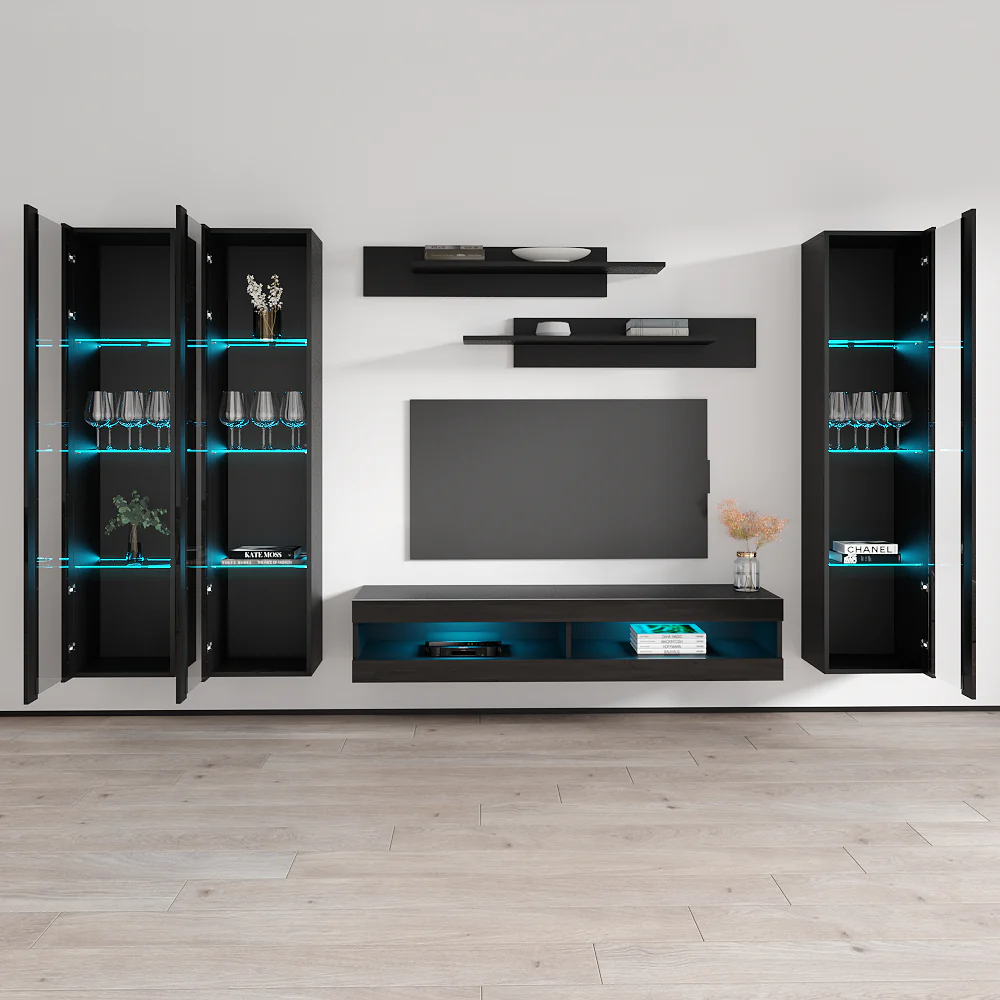 Fly C 34TV Floating Entertainment Center - Image 64