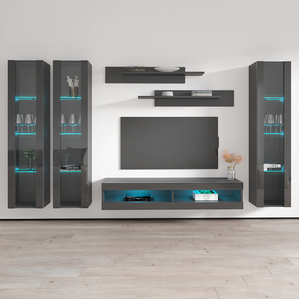 Fly C 34TV Floating Entertainment Center - Image 66
