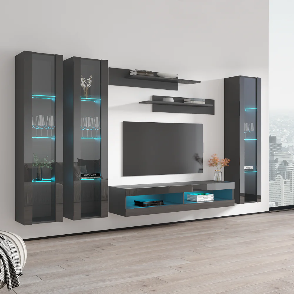 Fly C 34TV Floating Entertainment Center - Image 68
