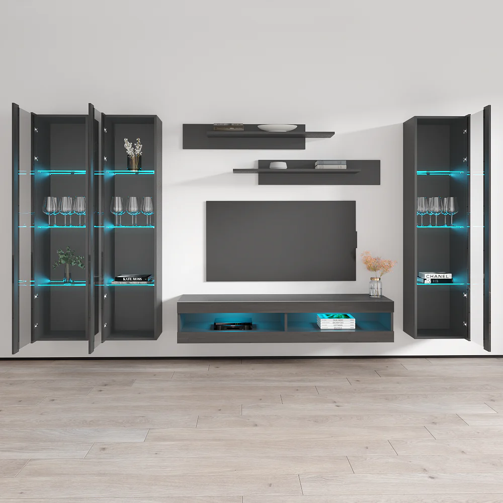 Fly C 34TV Floating Entertainment Center - Image 69