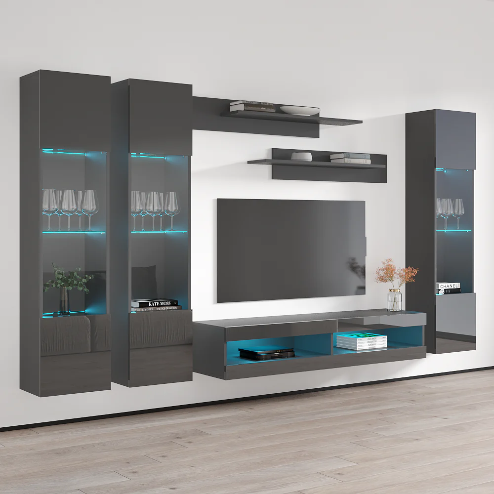 Fly C 34TV Floating Entertainment Center - Image 87