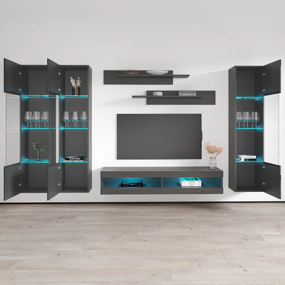 Fly C 34TV Floating Entertainment Center - Image 89