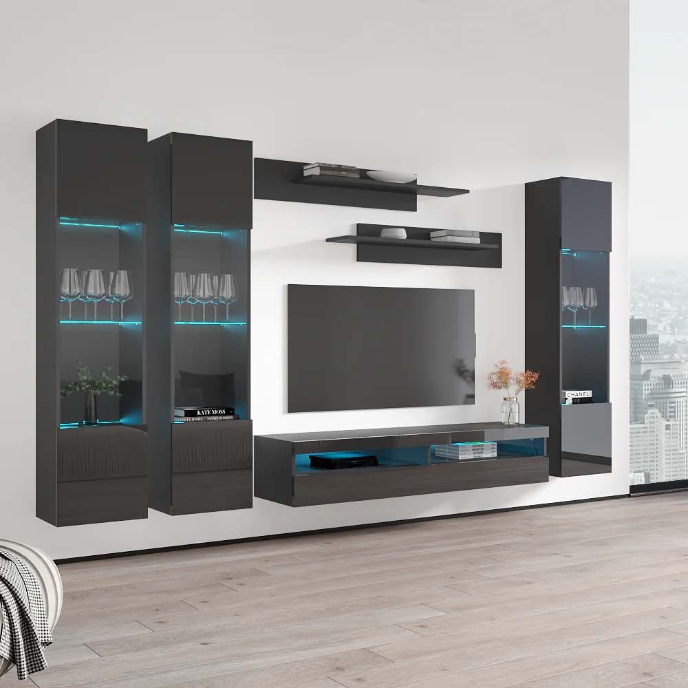 Fly C 35TV Floating Entertainment Center - Image 88