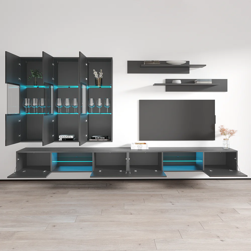 Fly E 33TV Floating Entertainment Center - Image 29