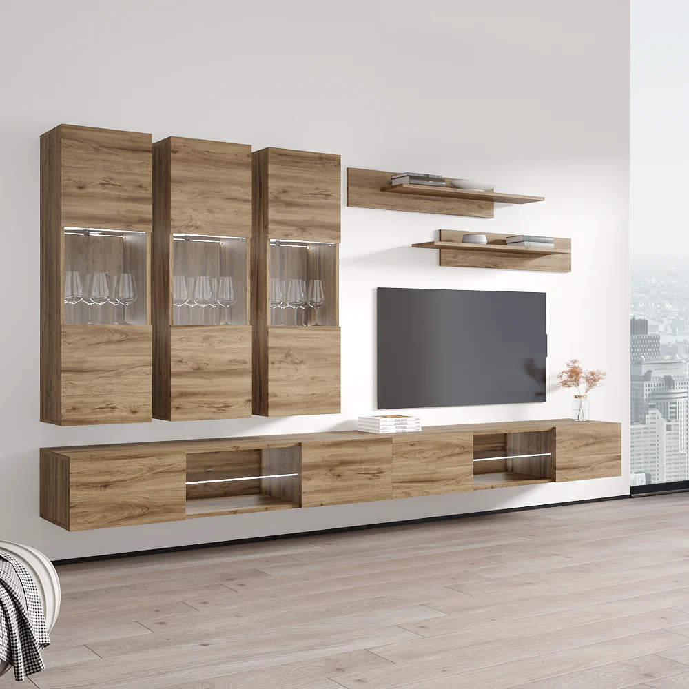 Fly E 33TV Floating Entertainment Center - Image 33