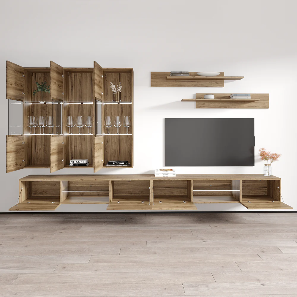 Fly E 33TV Floating Entertainment Center - Image 34