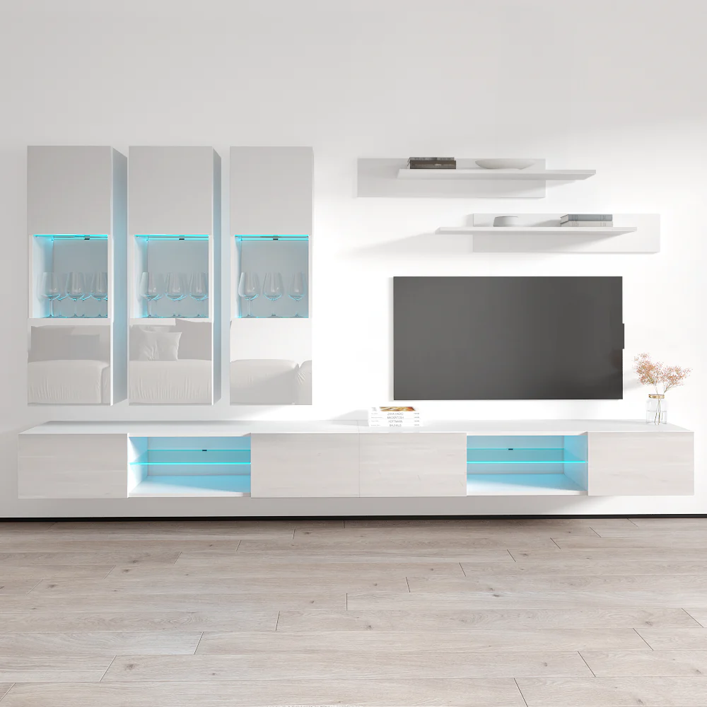 Fly E 33TV Floating Entertainment Center - Image 36