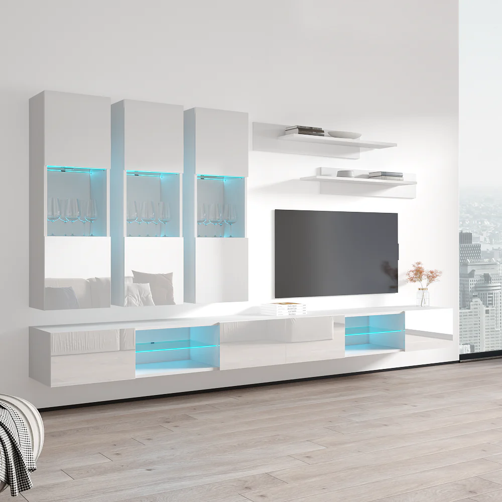 Fly E 33TV Floating Entertainment Center - Image 38