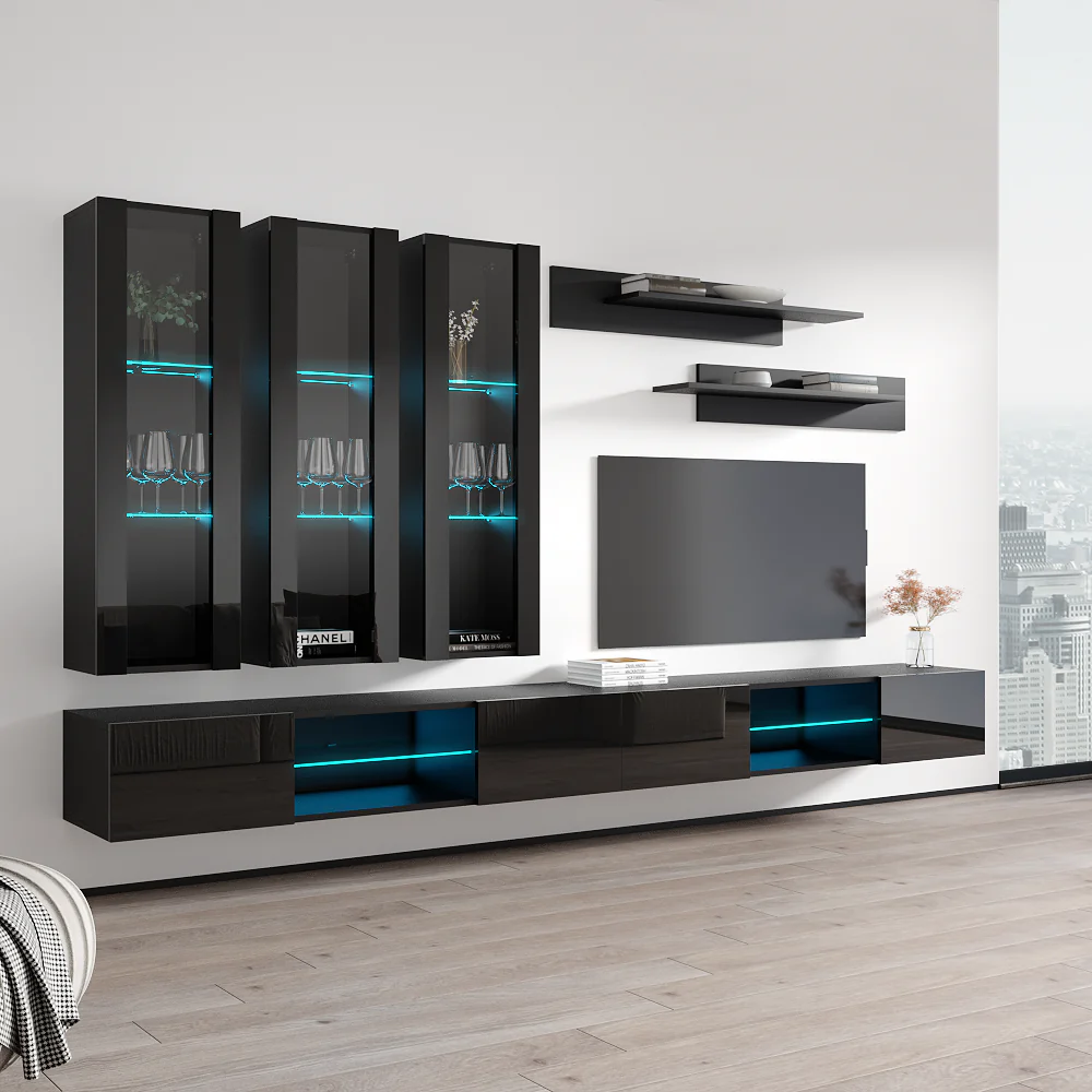 Fly E 33TV Floating Entertainment Center - Image 43
