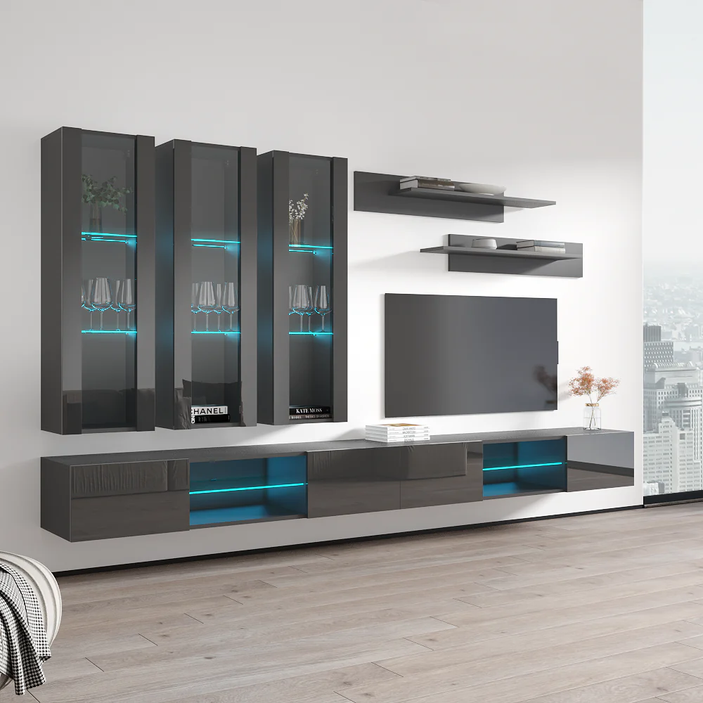 Fly E 33TV Floating Entertainment Center - Image 48