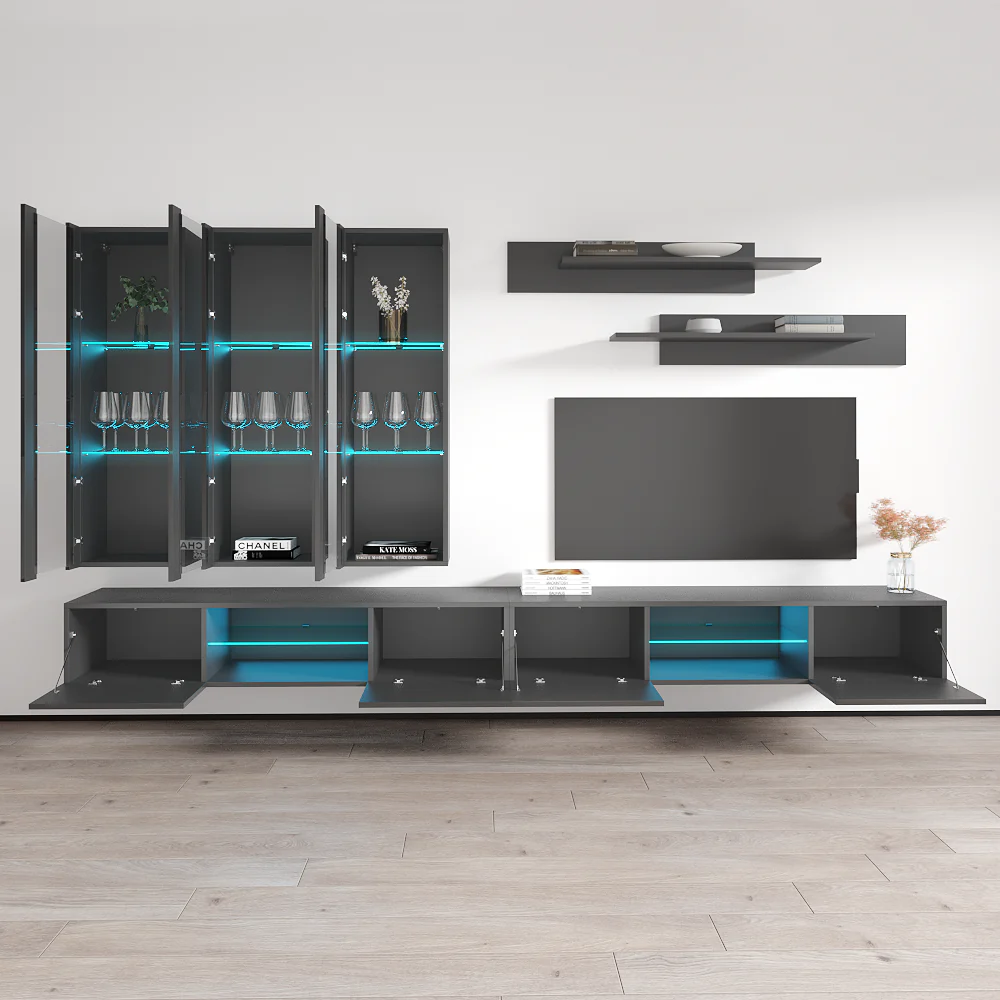 Fly E 33TV Floating Entertainment Center - Image 49