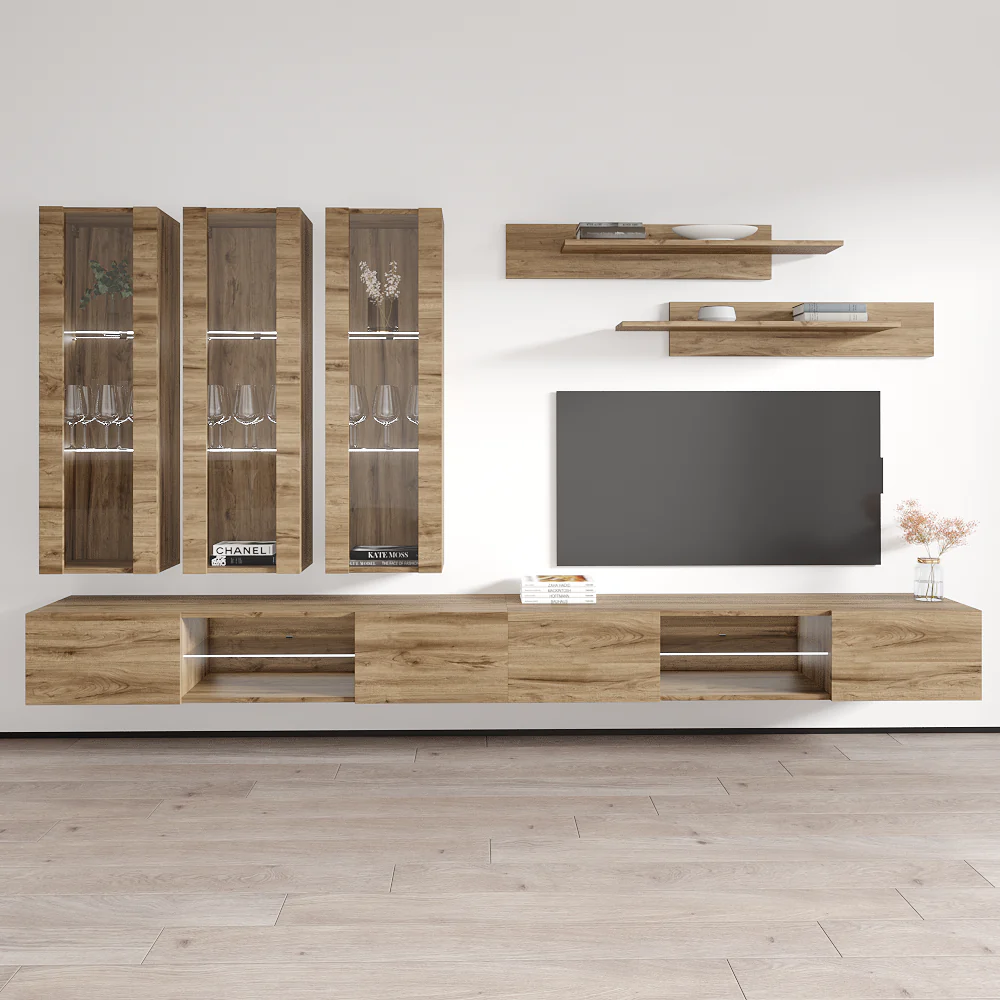 Fly E 33TV Floating Entertainment Center - Image 51