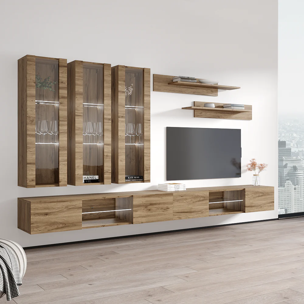 Fly E 33TV Floating Entertainment Center - Image 53