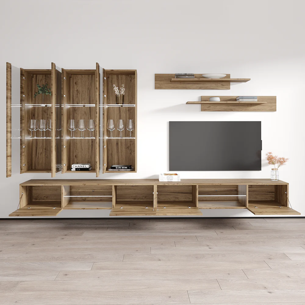 Fly E 33TV Floating Entertainment Center - Image 54