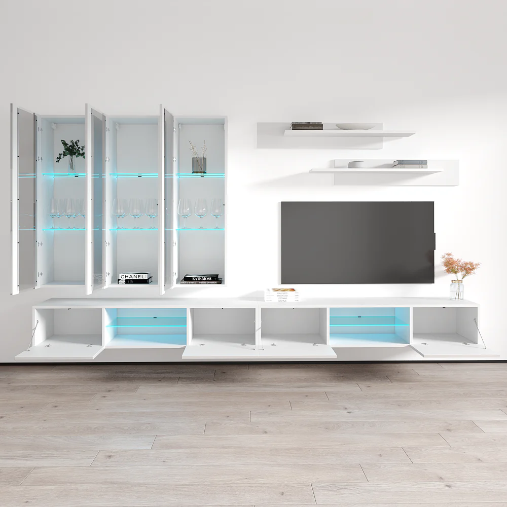 Fly E 33TV Floating Entertainment Center - Image 59