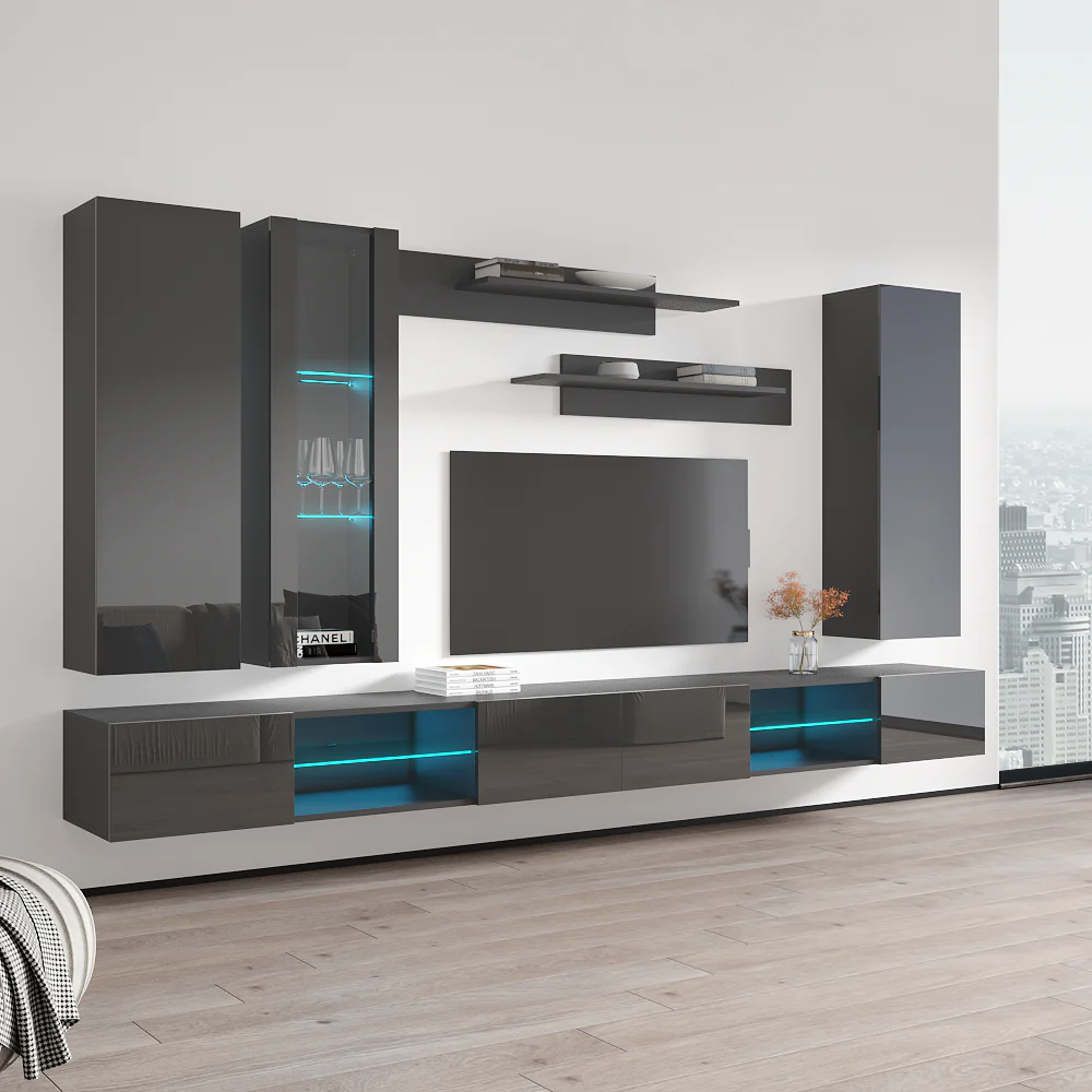 Fly E 33TV Floating Entertainment Center - Image 68