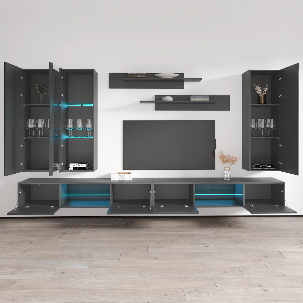Fly E 33TV Floating Entertainment Center - Image 69