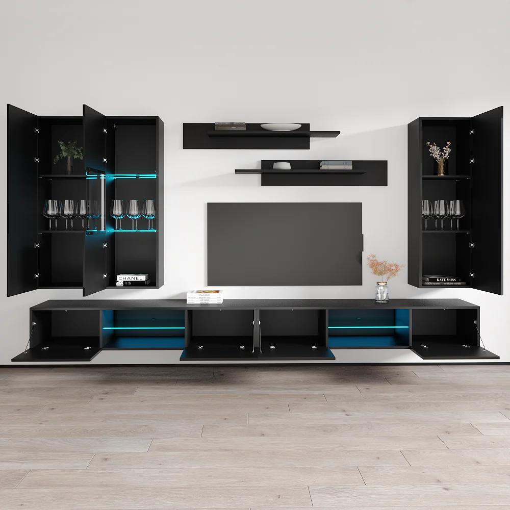 Fly E 33TV Floating Entertainment Center - Image 84