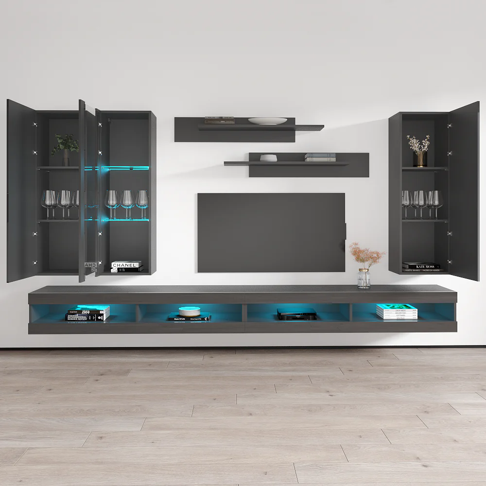 Fly E 34TV Floating Entertainment Center - Image 69