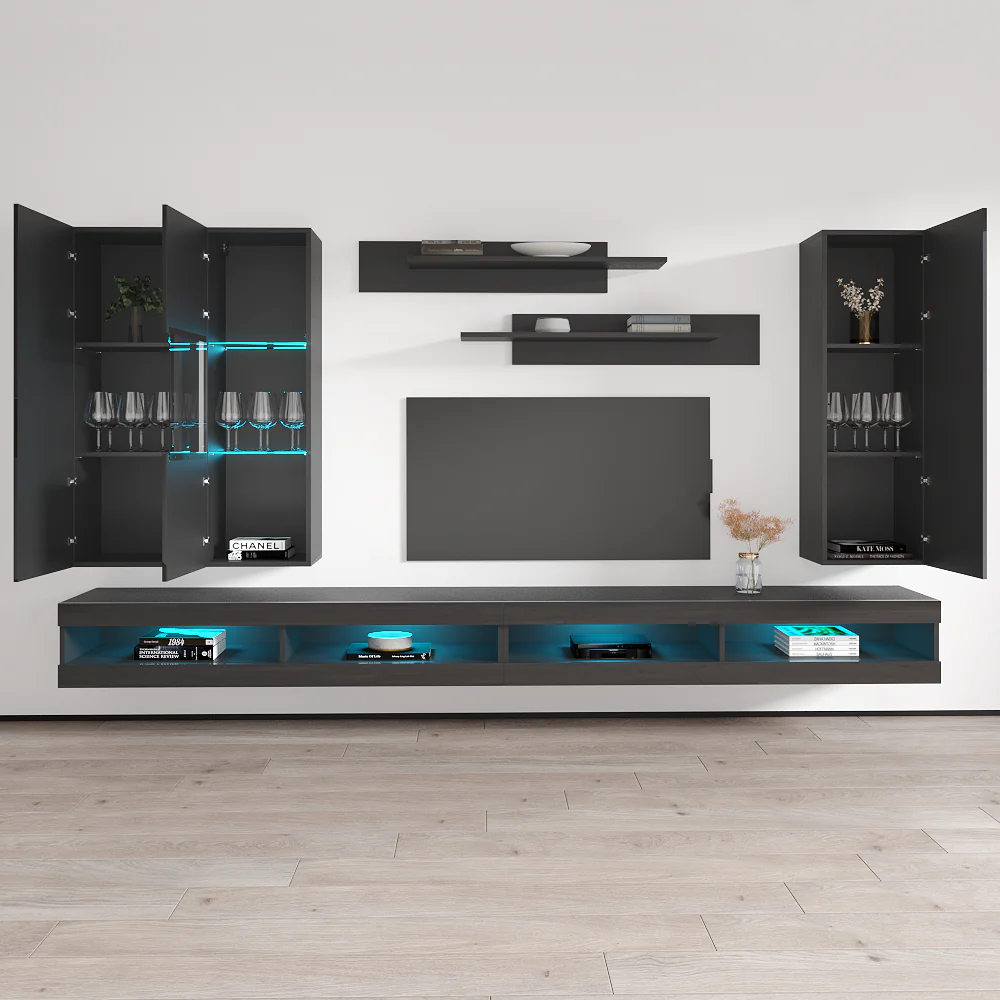 Fly E 34TV Floating Entertainment Center - Image 89