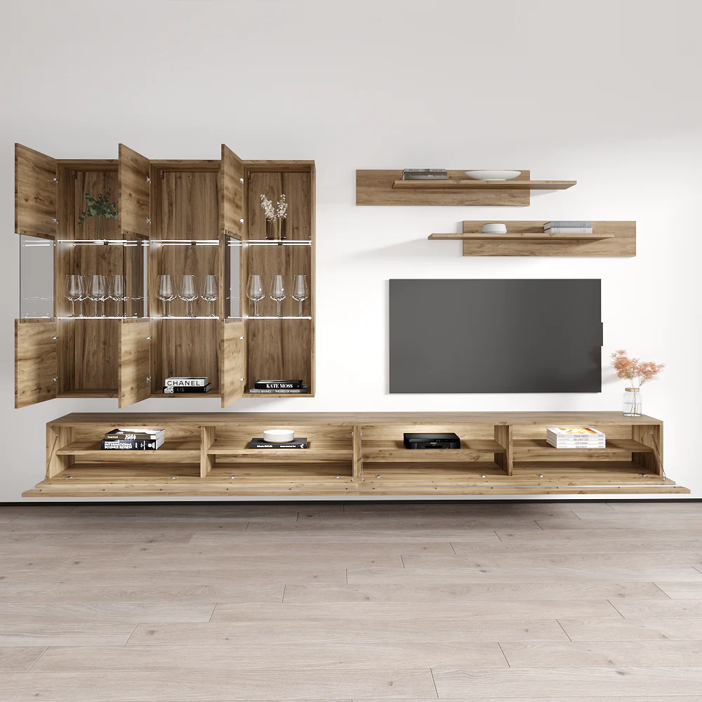 Fly E 35TV Floating Entertainment Center - Image 34