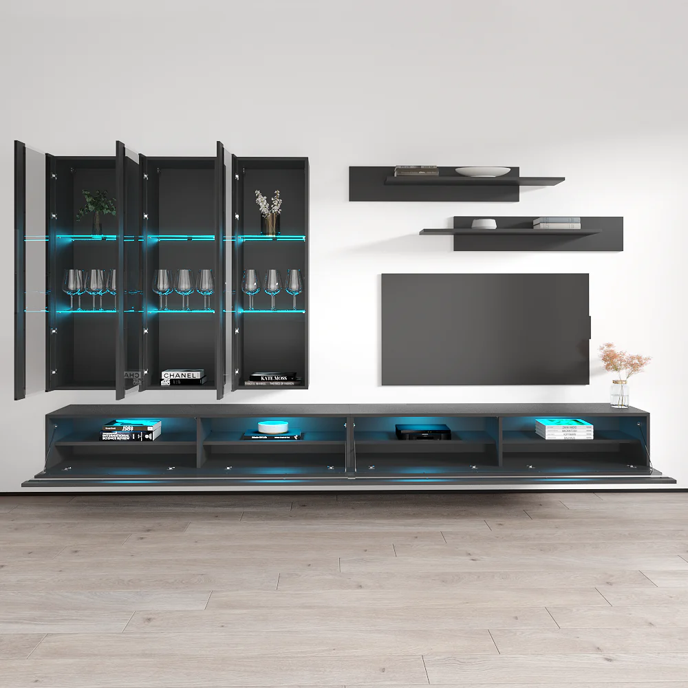 Fly E 35TV Floating Entertainment Center - Image 49