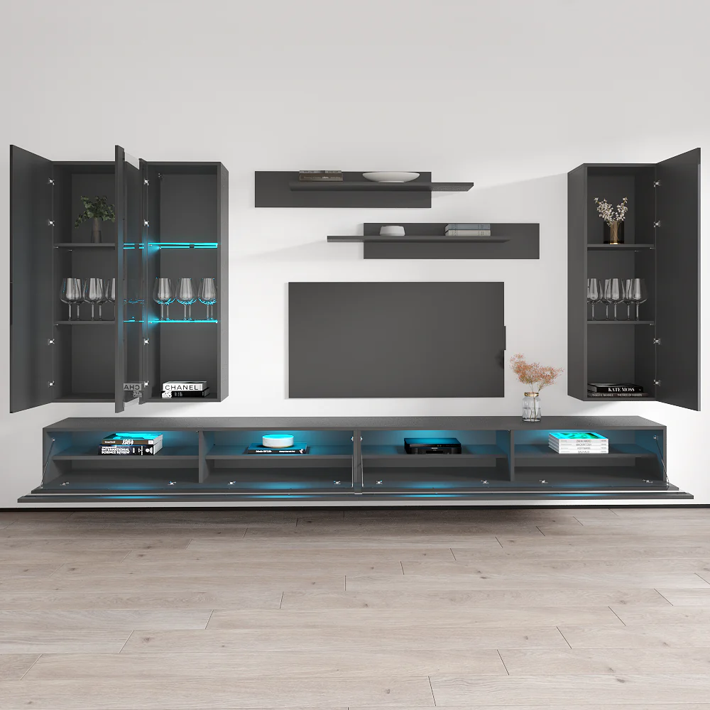 Fly E 35TV Floating Entertainment Center - Image 69