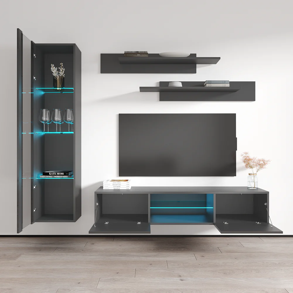 Fly G 33TV Floating Entertainment Center - Image 29