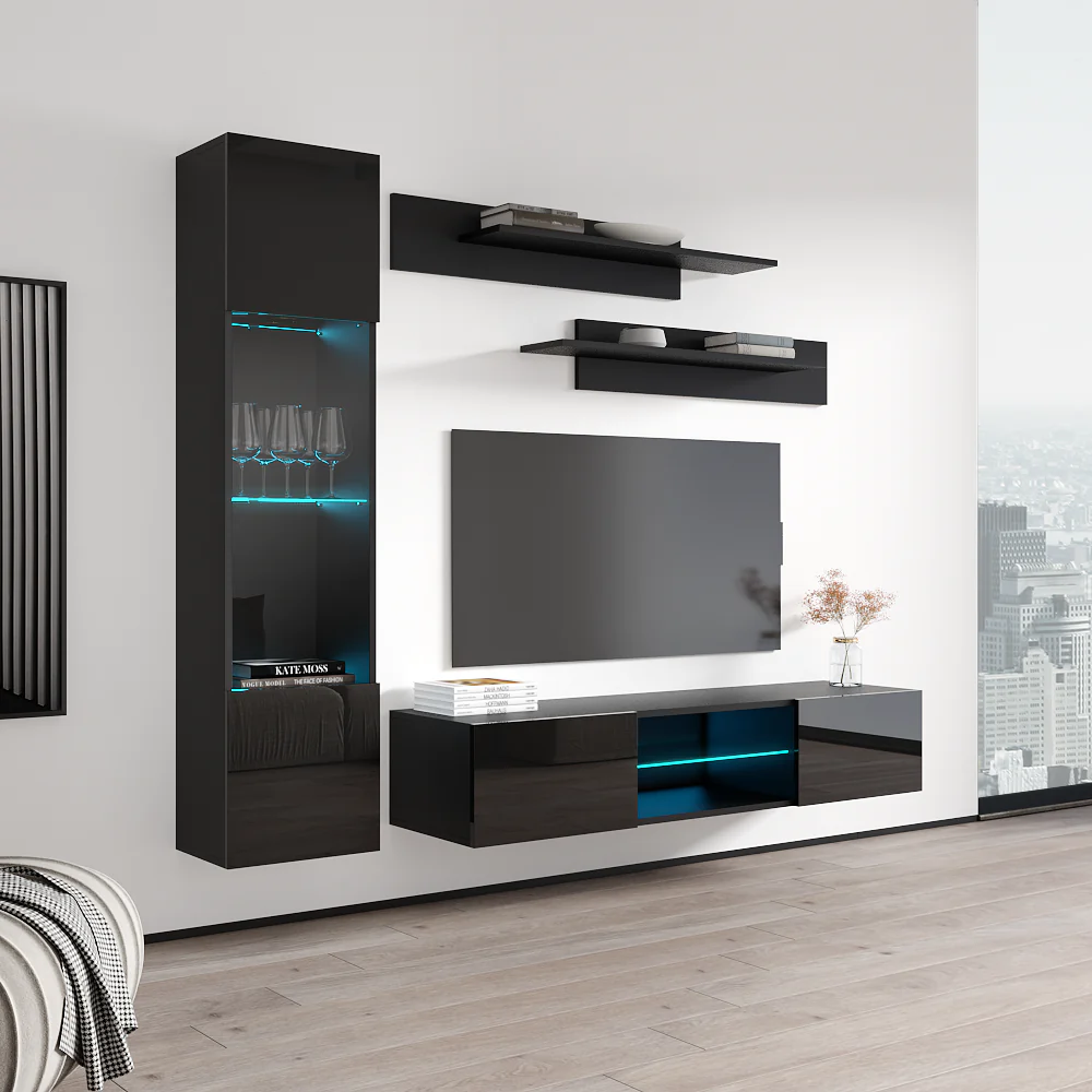 Fly G 33TV Floating Entertainment Center - Image 43