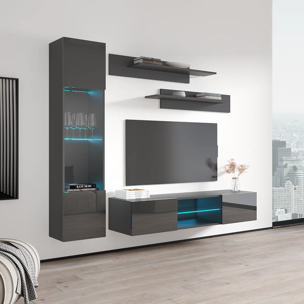 Fly G 33TV Floating Entertainment Center - Image 48