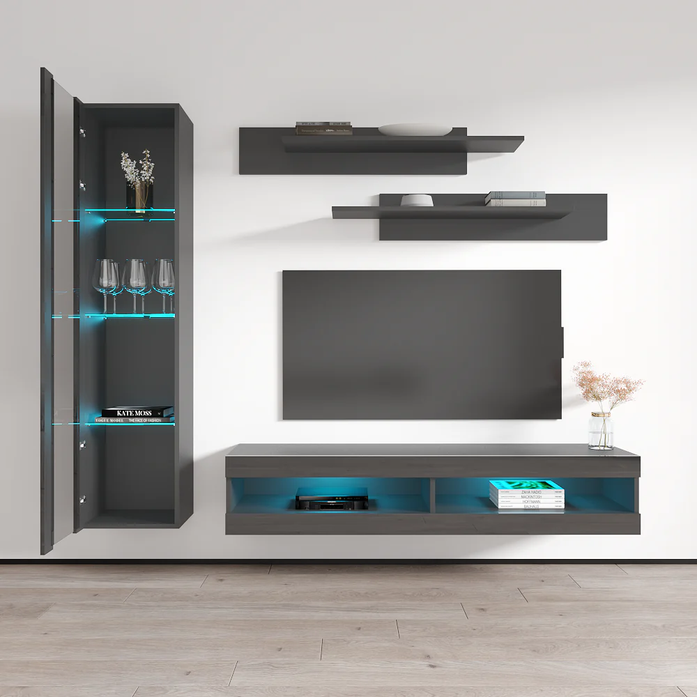 Fly G 34TV Floating Entertainment Center - Image 29