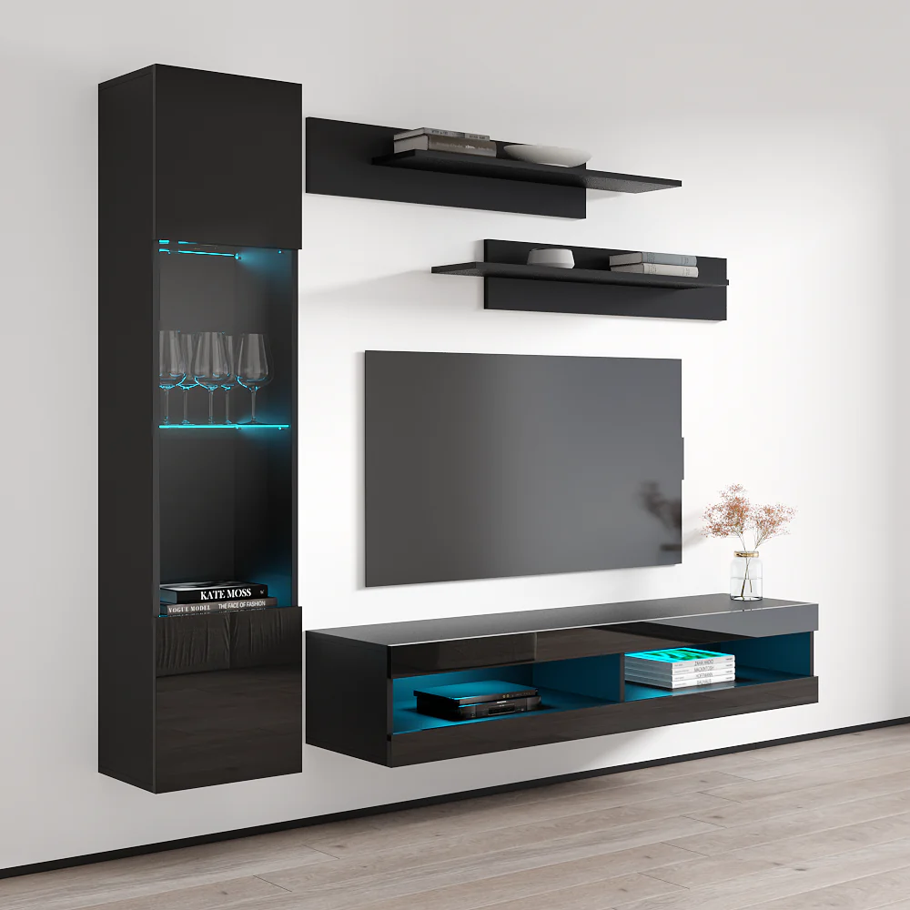 Fly G 34TV Floating Entertainment Center - Image 42