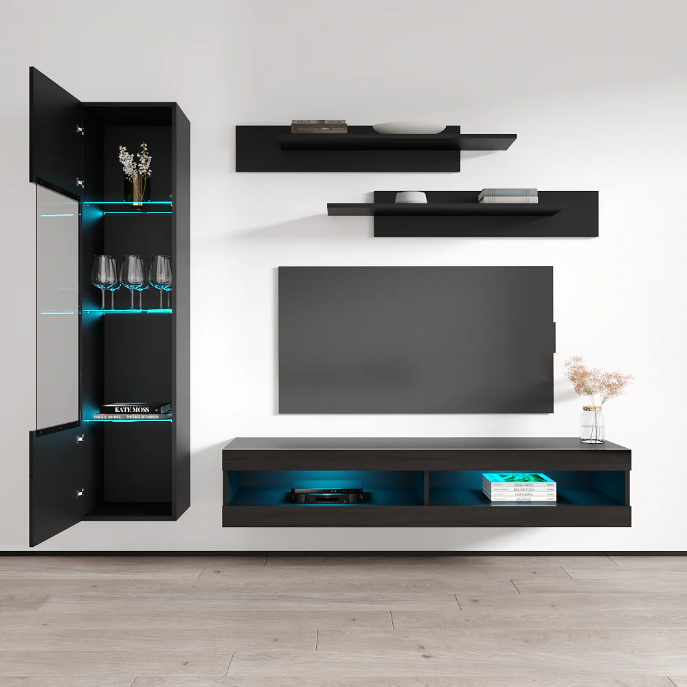 Fly G 34TV Floating Entertainment Center - Image 44