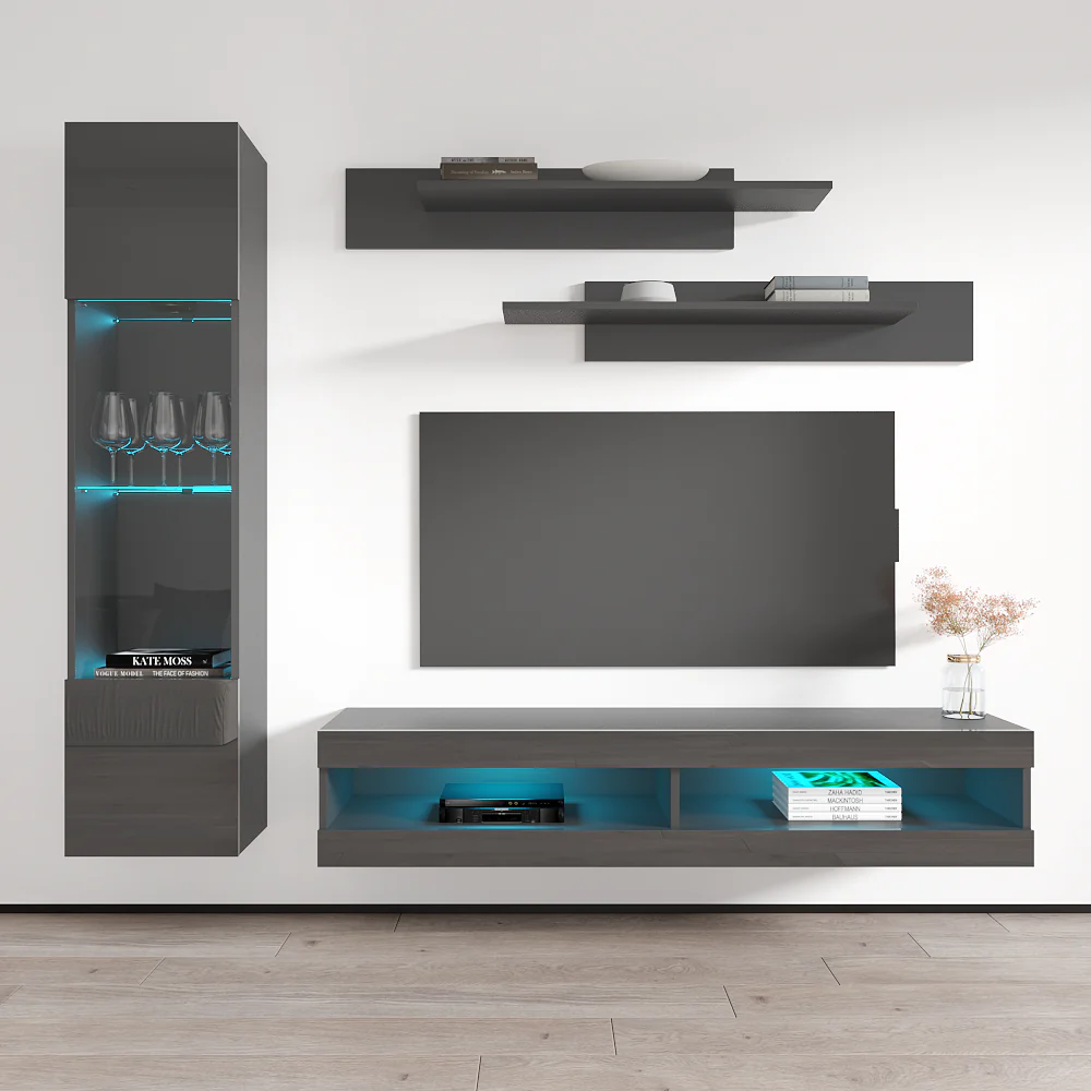 Fly G 34TV Floating Entertainment Center - Image 46